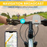 Xbnmex IPX5 Portable Bluetooth for Bike, Waterproof Wireless Traveling Bicycle Speakers, Integrated Design Bicycle