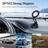 WIWU 360Rotation 17/16/15/14/13/12 for MagSafe Car Mount Magnetic Phone Holder Suction Cup Phone Mount for Car Foldable