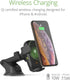 iOttie Auto Sense Qi Wireless Car Charger - Automatic Clamping Dashboard Phone Mount for Smartphones