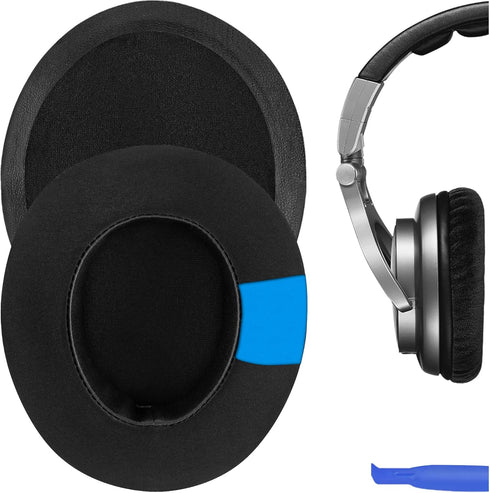 Geekria Sport Cooling Gel Replacement Ear Pads for Sony MDR-CD250 Headphones, Earpads Repair Parts, Black