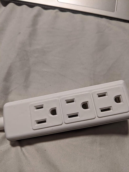 Power Strip 3 Outlet, 1 Count