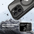 TIESZEN iPhone 15 Pro Max Case: Dustproof, MagSafe Compatible, 9H Tempered Glass & Privacy Screen Protectors, Upgraded