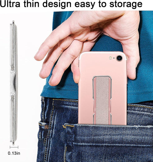 CISID 4PCS) Cell Phone Holder for Hand, Phone Finger Holder Loop Strap Grip with Stand for Phone Suitable for iPhone
