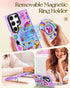 Lotadilo S25 Cute Case for Samsung Galaxy Ultra for Women Girls - Funny Crayon Drawing Design Compatible with Magsafe
