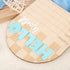 TERJIO Racing Hello World Bulletin Board - Little Racer Birth Information Record,Fast Race Car Checkered Wooden Board