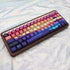 JSJT Keycaps 65 Percent-Side Printed Keycaps, 68 Keys Custom Keycaps, OEM Profile PBT Key Caps for Cherry MX Switches