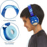 PJ Masks Kids Over-Ear Headphones - Adjustable Headband, Stereo Sound, Volume Control, Tangle-Free Cable, 3.5mm Jack.