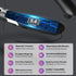 Gardway 5.4 Earbud,CVC8.0 16Hrs Headset Neckband Bluetooth Headphones, Bluetooth Wireless Headphone with Retractable