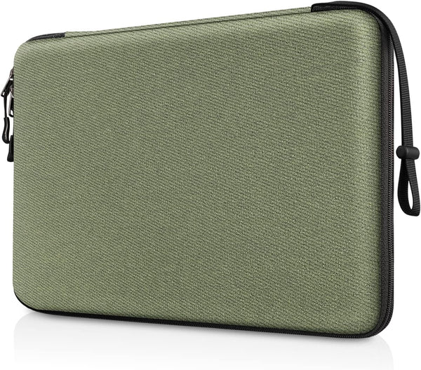 FINPAC Hard Laptop Sleeve Case for 15.3-inch MacBook Air M3 M2 2024, 16-inch MacBook Pro, Waterproof Olive