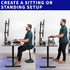 VIVO Dual Monitor Desk Mount Stand with Height Adjustment for 2 LCD Ultrawide Screens up to 34 inches, Stacked Array