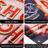 Blulu Movie Night Party Decorations, 2025 Now Showing Banner, 70.8 x 15.7 Inch Red Carpet Backdrop for Birthday Supplies