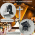 PTZ Camera Wall Mount Bracket, Universal Solid Metal Mount for All PTZ Cameras, Includes Mounting Screws (White)