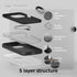 elago Magnetic Silicone Case for iPhone 15 Pro, 6.1 Inch Compatible with All MagSafe Accessories - Black