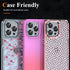 YWXTW Glitter Shiny Diamond Metal Ring Camera Lens Protector for iPhone 13 Pro/Pro Max - 4th Gen Tempered Glass Cover