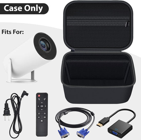 Mini Projector Case Compatible with Magcubic for Alwtniet for Limimart for Aubor for HIPPUS Portable Projector 4K 1080P Support, Storage Holder Organizer for Smart Projector, Accessories (Box Only)