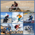 Motorcycle Helmet Bluetooth Headset - Outdoor Waterproof Sports Hands Free Speakers, 15 Hours Playing Time
