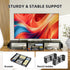 2 Simple Trending Desk Organizers and Accessories, Dual Monitor Stand Riser with Drawer and Pen Holder, Shelf for Top