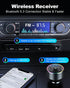 Dual PD 40W Type-C USB Car Charger, Bluetooth 5.3 FM Transmitter for Car with Microphone & HiFi Sound MP3 Music Player