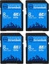 Everything But Stromboli 4 Pack 8GB SD Cards - Compatible with Browning Trail Camera Game Cam SDHC Memory Card
