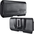 DeBin Holster for iPhone 15, 15 Pro, Galaxy S24, S23, S22, Cell Phone Belt Holder Pouch, Black