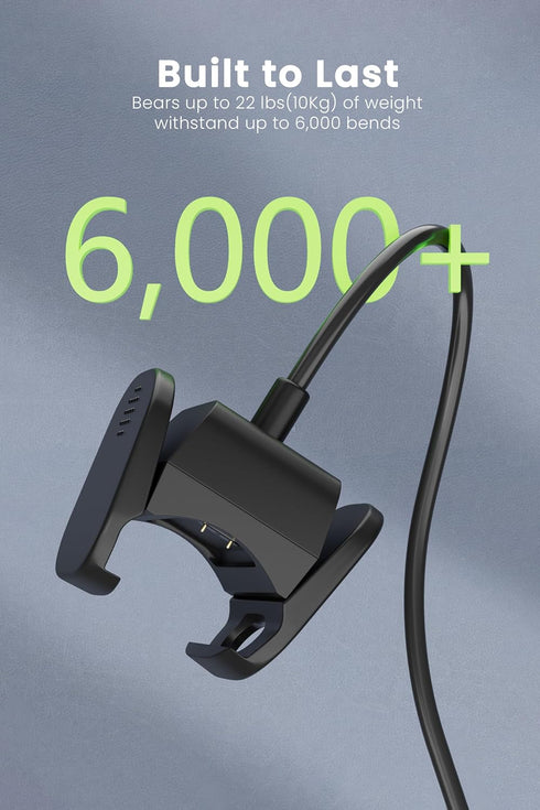 Compatible USB Charger for Fitbit Charge 3, Replacement Charging Cable for Charge 3/Charge 4 Fitness Tracker