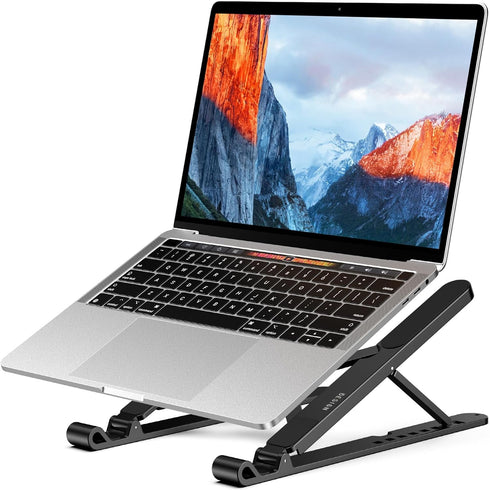 BESIGN LS01 Pro Ergonomic Laptop Stand, Plastic Laptop Riser, Portable and Adjustable Notebook
