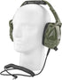 Earmuff Headphones Compatible with iPhone & Scanner - Ideal for Impact Sports like Hunting, NASCAR, Construction