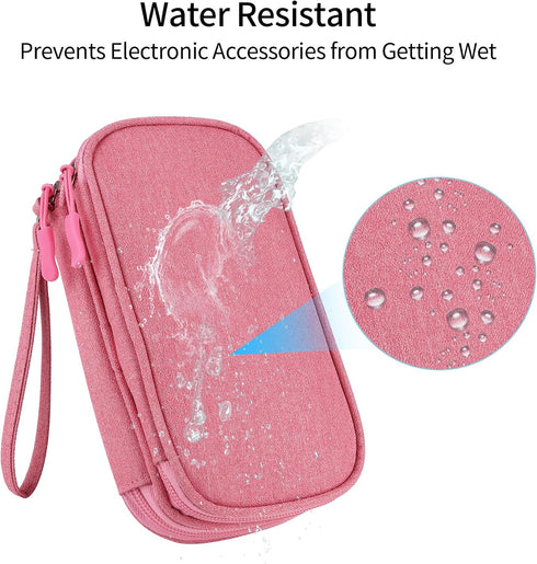 Travel Cable Organizer, Electronics Accessories Organizer Bag for Charger, Phone, Memory Card, Universal Electronic