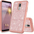 TJS Phone Case for LG Stylo 5/LG Stylo 5 Plus/LG Stylo 5V/LG Stylo 5X, Glitter Bling Cute Girls Women Design Dual Layer