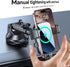 Kaistyle Wireless Car ChargerOne Hand Manual Clamping Fast Wireless Charger for Car Phone Holder Mount Charger Phone