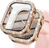 KADES Compatible for Bling Apple Watch Protective Case - Built-in Screen Protector for 40mm iWatch Series SE