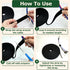 ECOHomes 3/4 Inch x 30 FT Cable Ties Wrap, Double Sided Hook and Loop Straps for Cable & Cord Management