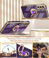 Dretal Galaxy A15 5G Case - Slim TPU, Screen Protector, 360° Rotatable Ring Holder, Magnetic Kickstand, Deep Purple.