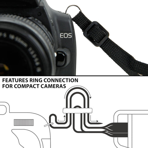 USA Gear DSLR Camera Strap Chest Harness with Quick Release Buckles, Floral Neoprene Pattern and Accessory Pockets