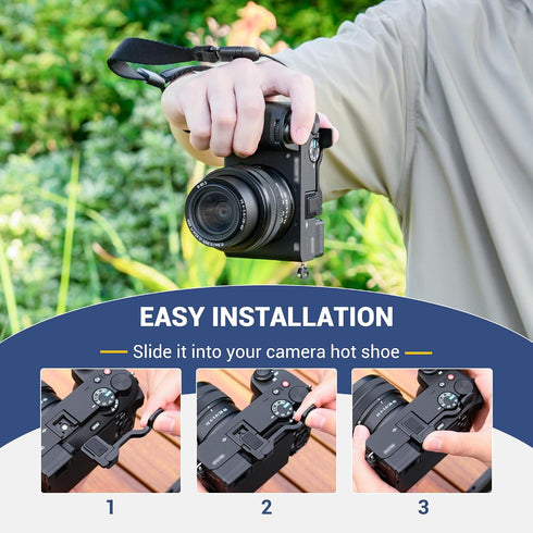 A6700 JJC Soft Eye Cup Eyecup Eyepiece & Metal Thumb Rest Grip for Sony Mirrorless Camera