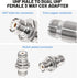 Anina UHF Female to Female Jack Bulkhead Coax Connector, SO-239 PL-259 RF Coaxial Cable Adapter 2-Pack