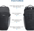 S-ZONE DSLR/SLR Camera Bag - Waterproof Camera Case for Photographers Holster Compatible with Nikon Canon Sony