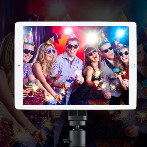 WixGear Strong Magnetic Tripod Mount Phone Holder for Tripod Compatible with iPhone and Android Devices - Black