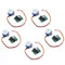 Teyleten Robot 5pcs ULN2003 28BYJ 48 5V 4-Phase Stepper Motor with 5V Stepper Drive Board for Arduino