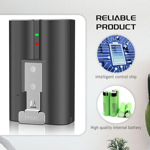 V4 Battery for Ring Video Doorbell Camera 2/3/4, Spotlight Camera Rechargeable Upgraded Batteries (1 Pack, 3.65V