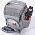 FOSOTO Compact DSLR Camera Bag, Shoulder Crossbody Case for Canon & Nikon with Waterproof Rain Cover