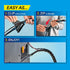 Cable Keeper Cord Organizer, 10-Foot Adjustable Cover, Reusable Desk Cord Organizer for TV & Computer