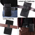 Premium Leather Phone Holster for iPhone 15, 14, 13, 12, 11, XR & Galaxy S24, S23, S22 - Black with Belt Clip.