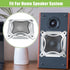 ACROPIX 6" Square Universal Car Speaker Grills Cover Mesh, Subwoofer Protector Case with Screws, Iron Silver Tone, Pack
