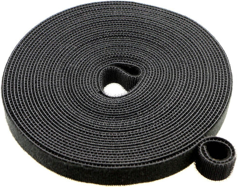 Pasow Fastening Tape Cable Tie Double Side Nylon Power Wire Management, 3/4 Inch, 1 Roll