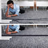 2 Pcs Black Floor Cord Cover for Office Carpet Wire Management, Under Desk Cable Grip Strip (3.9 Width X 10 Length)