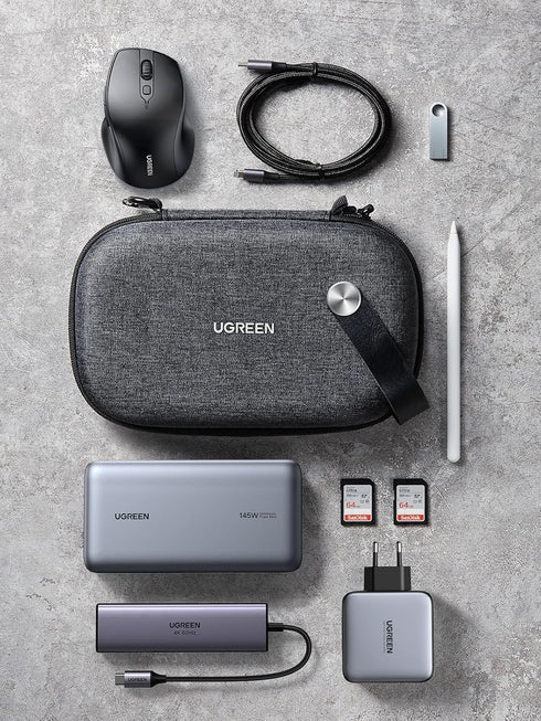 UGREEN Electronics Organizer Travel Case Cable Organizer Bag Waterproof Portable Storage Pouch for Charger, Cables, USB