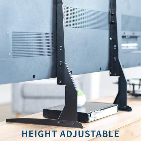 VIVO 22 65 inch STAND-TV00Y Universal Tabletop TV Base Stand for to LCD Flat Screens, Pedestal Replacement Legs VESA