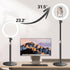 UEGOGO 10 Desk Ring Light with Stand, LED Circle Light with Phone Holder for Computer Laptop Zoom Meetings, Video