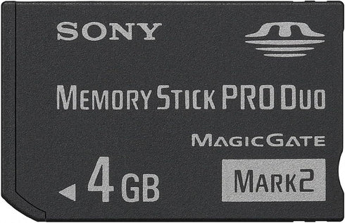 Sony 4GB MS PRO Duo (Mark 2) Memory Stick (MSMT4G/TQMN)